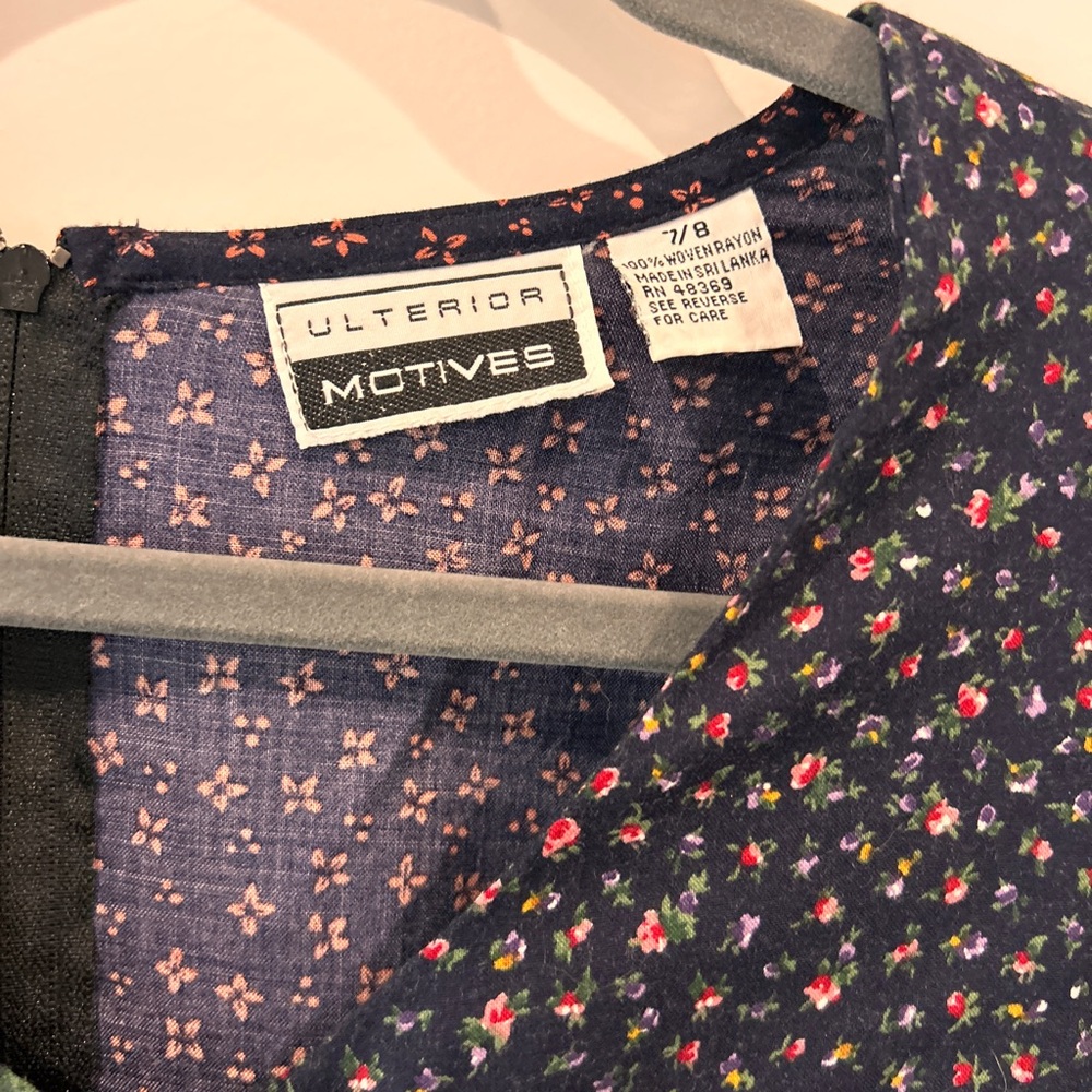 Ulterior Motives Two-Toned Floral Jumpsuit - Picture 2 of 10